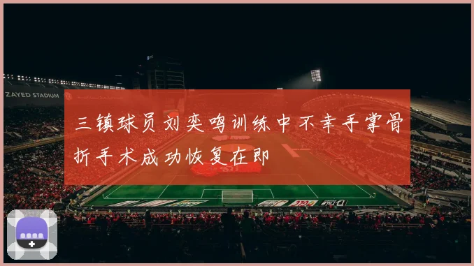 三镇球员刘奕鸣训练中不幸手掌骨折手术成功恢复在即